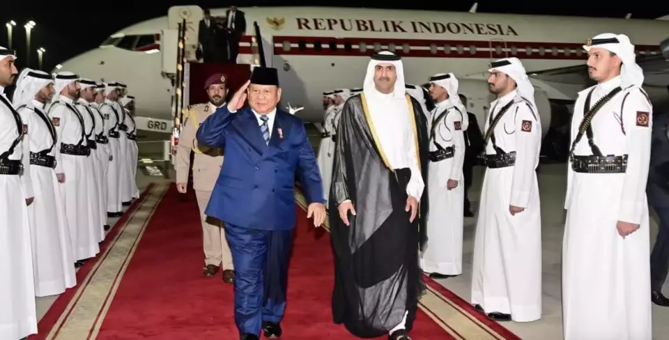 Prabowo Subianto Concludes Qatar Visit, Heads to Jordan to Strengthen Bilateral Ties