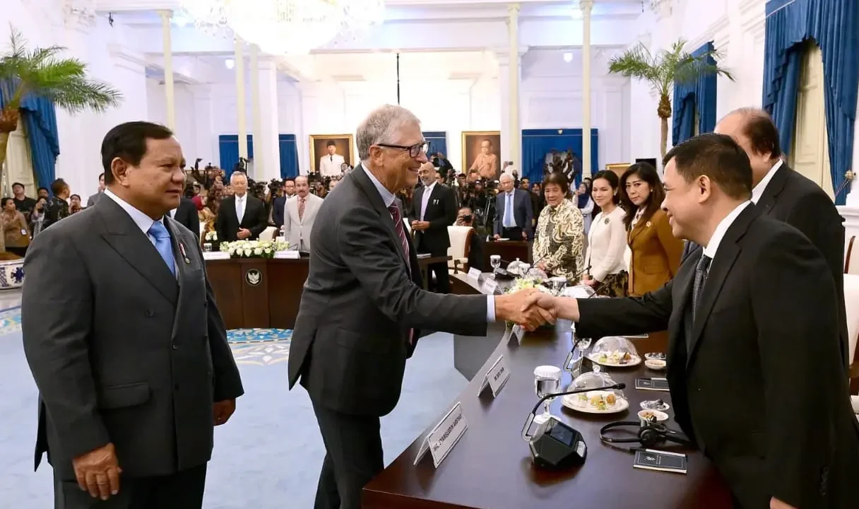 Bill Gates Praises Indonesia’s Health and Agricultural Innovations in Meeting with President Prabowo